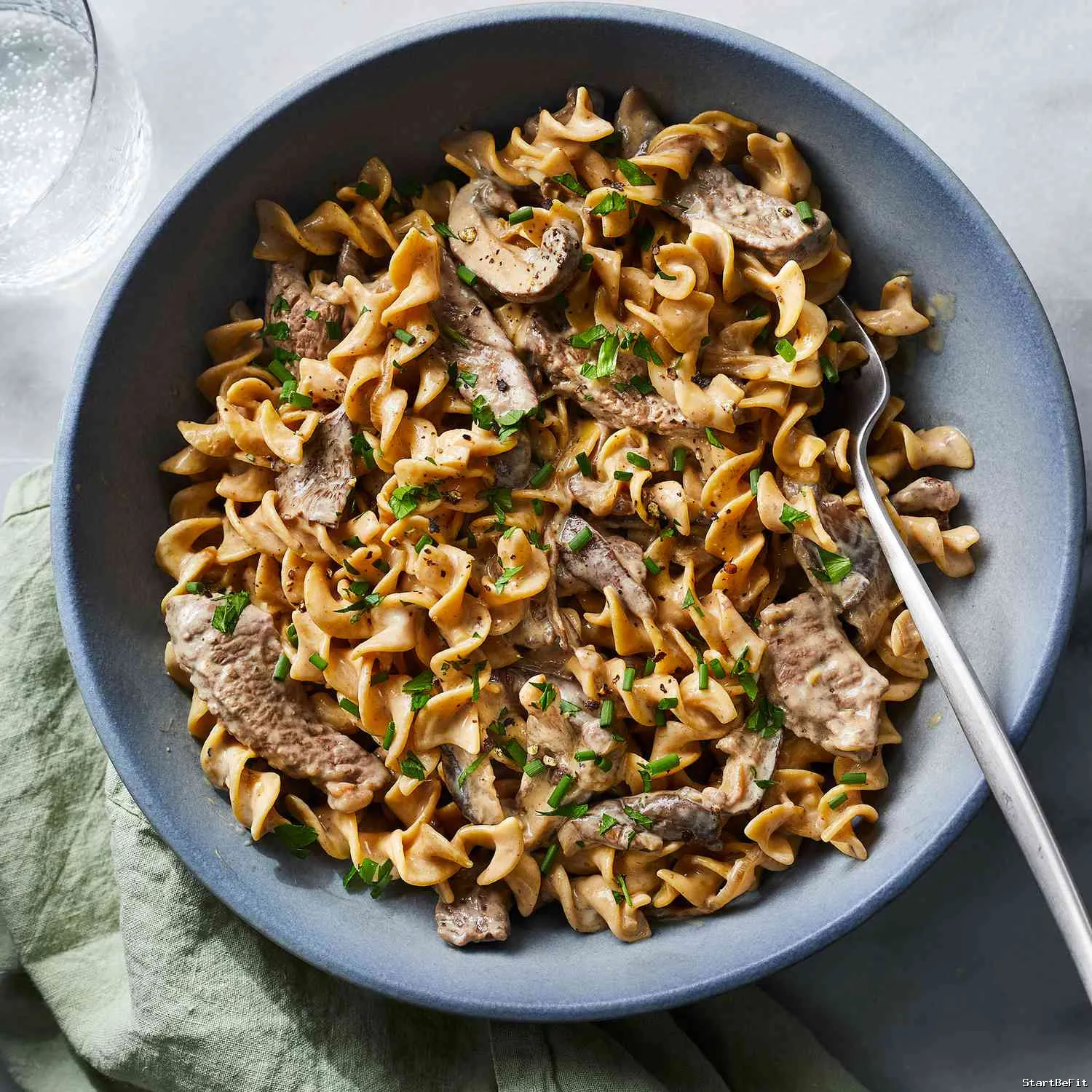One-Pot Beef Stroganoff
