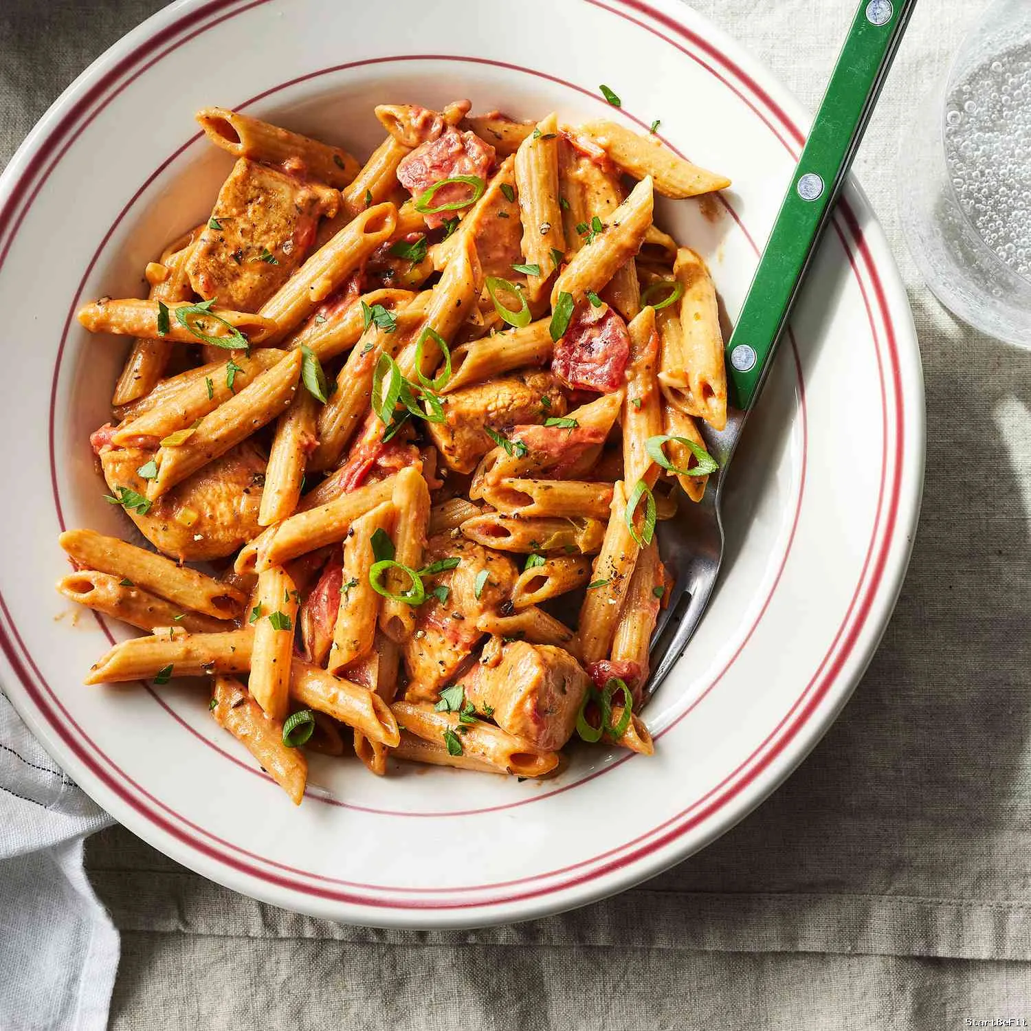 One-Pot Chicken Pasta with Cajun Seasonings