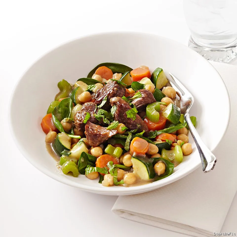 Spiced Lamb with Chickpeas